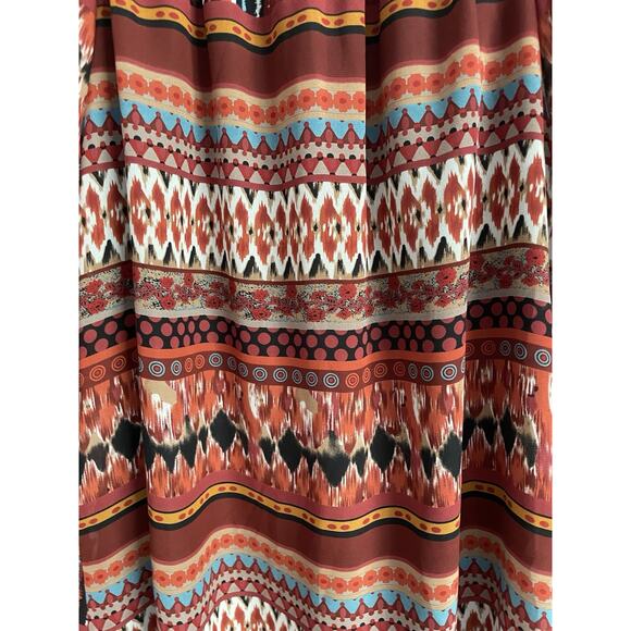 Western Boho Top Womens Small Blouse Sheer Whimsy Peasant Festival Blouse Shirt‎ - Picture 4 of 10